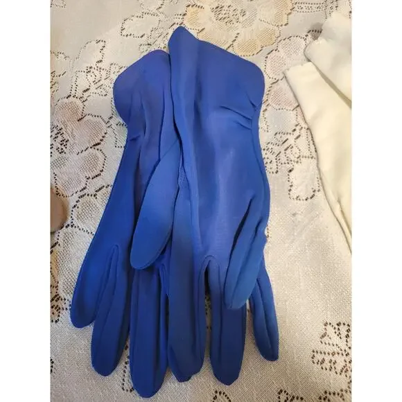 14 pair designer ladies nylon dress gloves SIZE 6-7.5